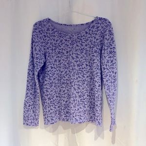 Croft & Barrow Lavender Long Sleeve Shirt